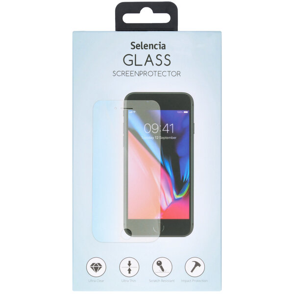 Selencia - Tempered Glass Screenprotector voor Motorola Moto G9 Plus - Transparent