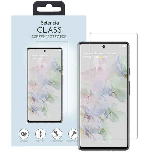 Selencia - Tempered Glass Screenprotector voor Google Pixel 7 - Transparent