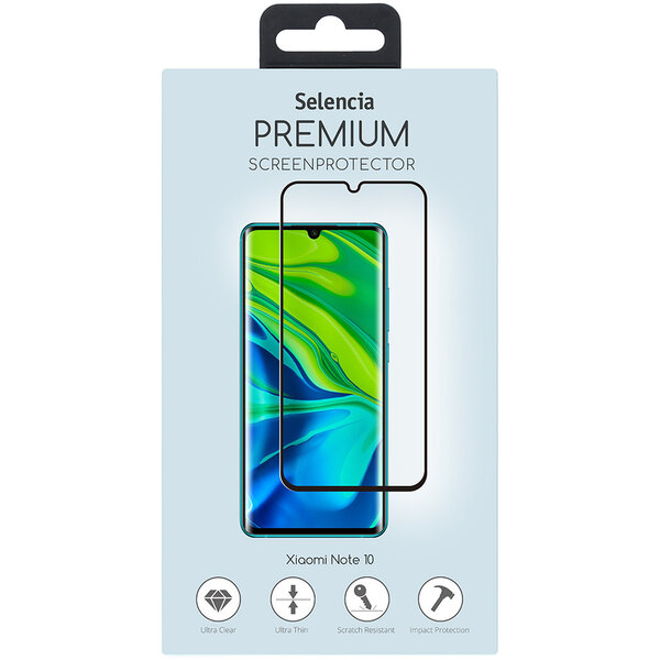 Selencia - Tempered Glass Premium Screenprotector voor Xiaomi Mi Note 10 (Pro) - Transparent