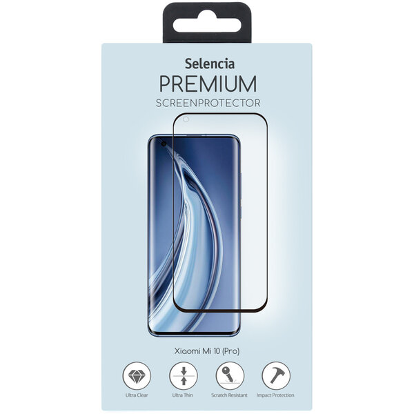 Selencia - Tempered Glass Premium Screenprotector voor Xiaomi Mi 10 (Pro) - Transparent