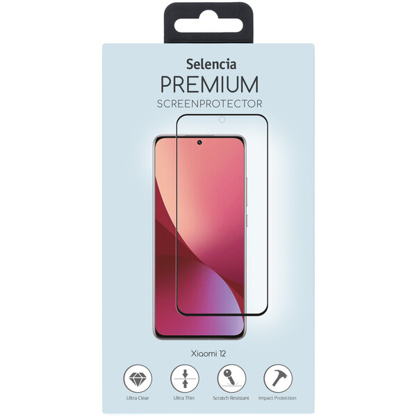 Selencia - Tempered Glass Premium Screenprotector voor Xiaomi 12 / 12X - Transparent