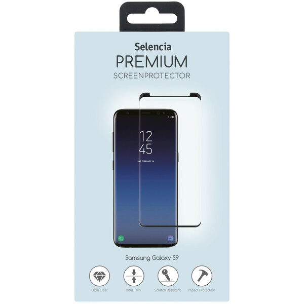 Selencia - Tempered Glass Premium Screenprotector voor Samsung Galaxy S9 Plus - Transparent