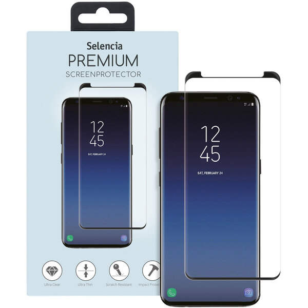 Selencia - Tempered Glass Premium Screenprotector voor Samsung Galaxy S9 - Transparent