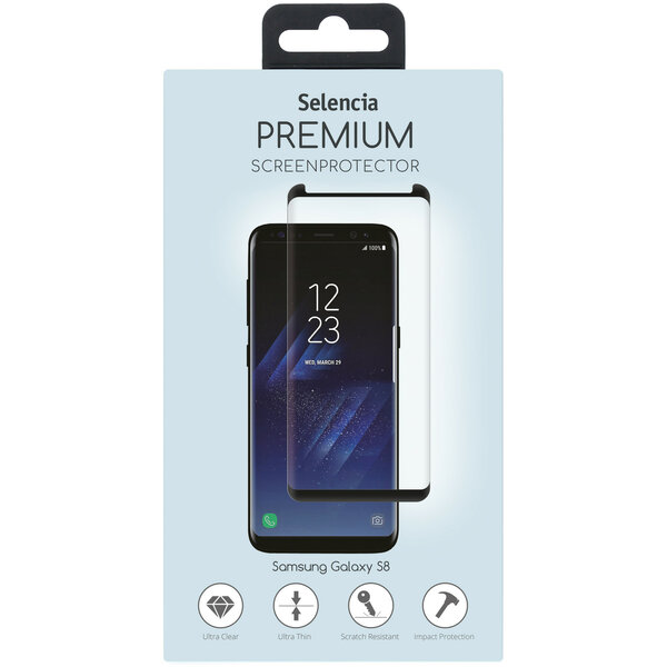 Selencia - Tempered Glass Premium Screenprotector voor Samsung Galaxy S8 - Transparent