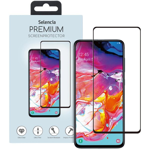 Selencia - Tempered Glass Premium Screenprotector voor Samsung Galaxy A71 - Transparent