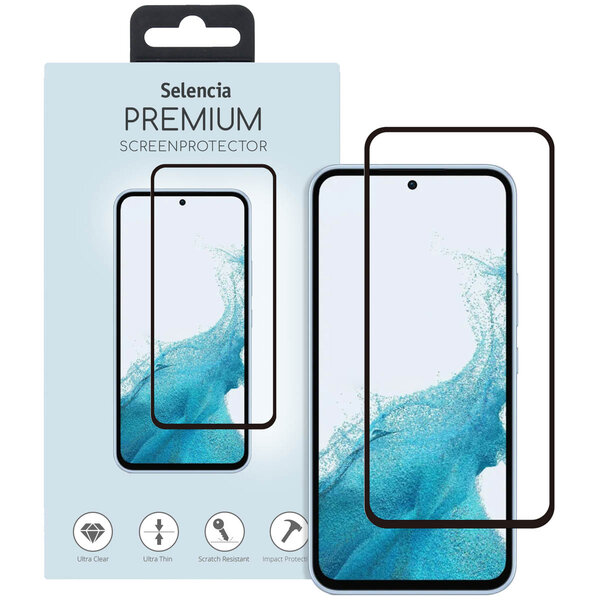 Selencia - Tempered Glass Premium Screenprotector voor Samsung Galaxy A54 (5G) / S23 FE - Transparent