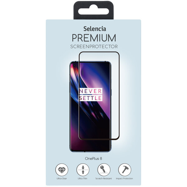 Selencia - Tempered Glass Premium Screenprotector voor OnePlus 8 - Transparent