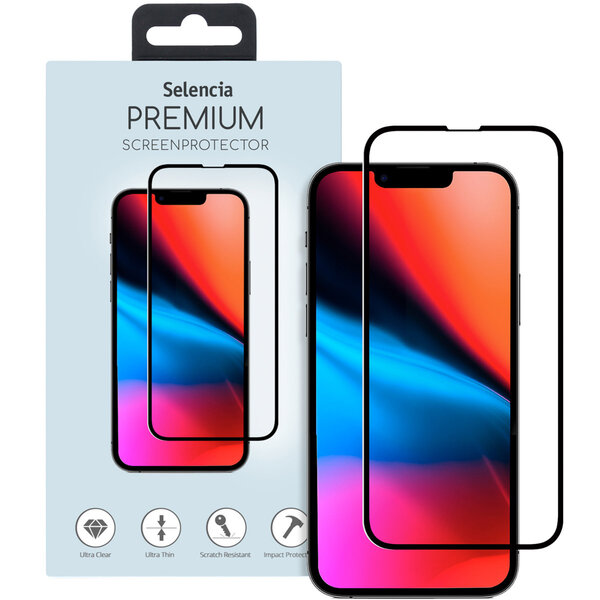 Selencia - Tempered Glass Premium Screenprotector voor Apple iPhone 13 Pro Max / 14 Plus - Transparent