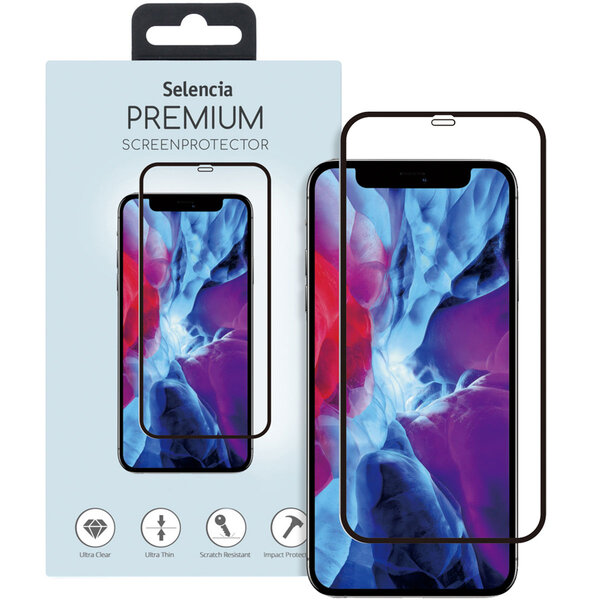 Selencia - Tempered Glass Premium Screenprotector voor Apple iPhone 12 Pro Max - Transparent