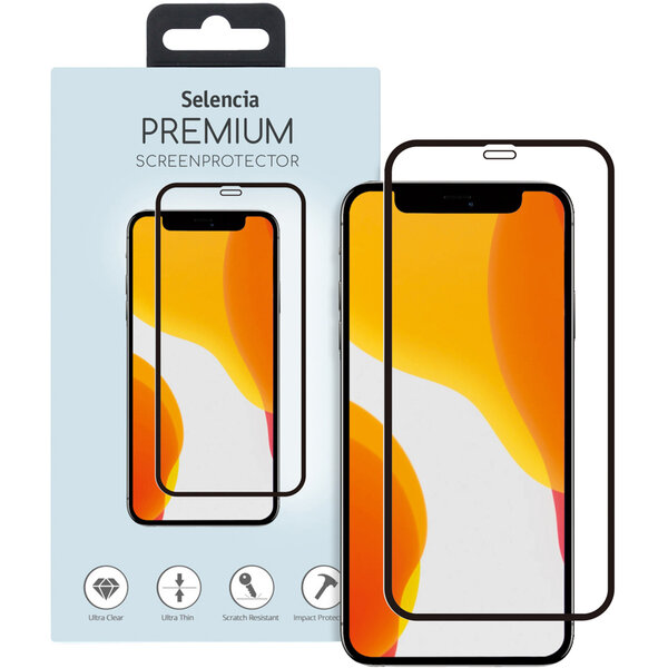 Selencia - Tempered Glass Premium Screenprotector voor Apple iPhone 12 Mini - Transparent