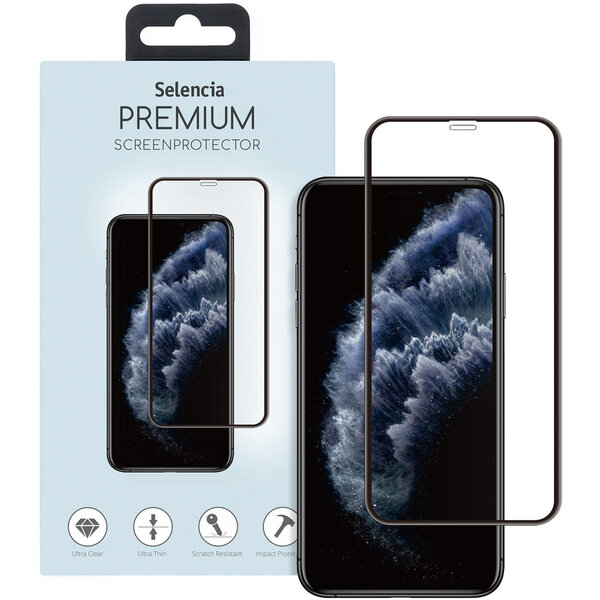 Selencia - Tempered Glass Premium Screenprotector voor Apple iPhone 11 Pro / Xs / X - Transparent