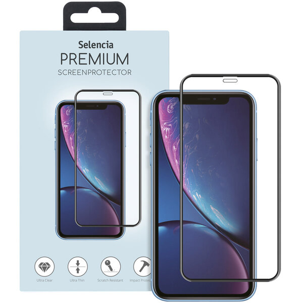 Selencia - Tempered Glass Premium Screenprotector voor Apple iPhone 11 / Xr - Transparent