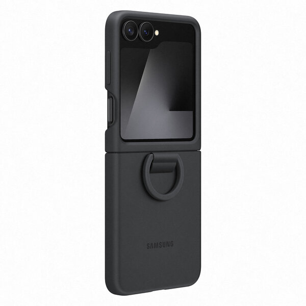 Samsung - Originele Silicone Cover Ring voor Samsung Galaxy Z Flip 6 / Flip 7 FE - Black