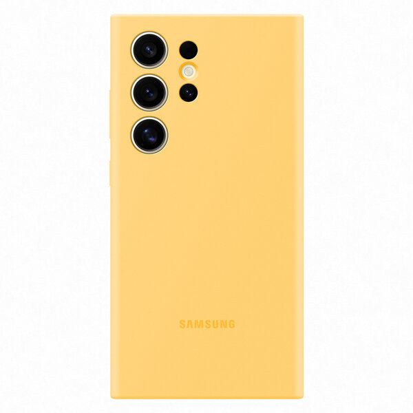 Samsung - Originele Silicone Backcover voor Samsung Galaxy S24 Ultra - Yellow