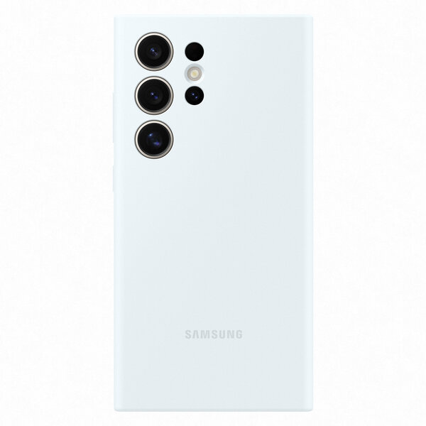 Samsung - Originele Silicone Backcover voor Samsung Galaxy S24 Ultra - White