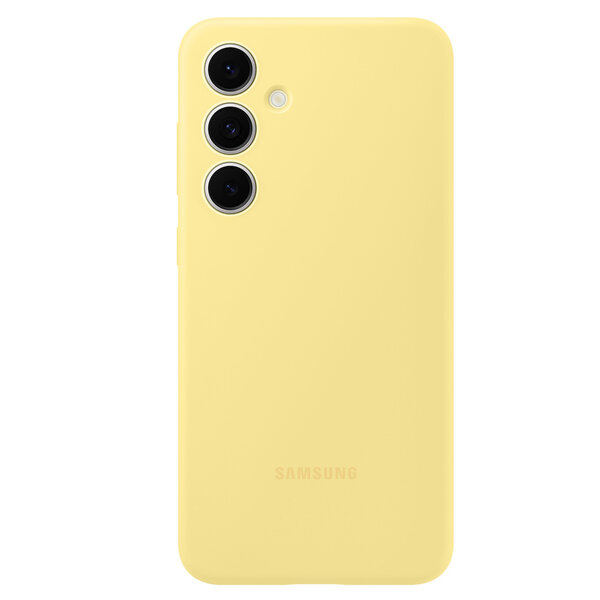 Samsung - Originele Silicone Backcover voor Samsung Galaxy S24 FE - Yellow