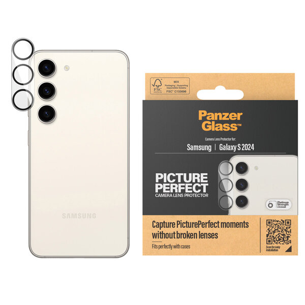 PanzerGlass - Camera Protector voor Samsung Galaxy S24 - Transparent