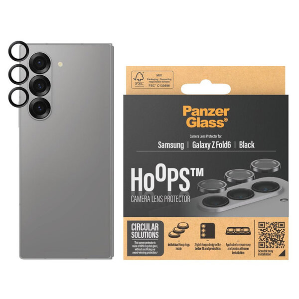 PanzerGlass - Camera Protector Hoops Optic Rings voor Samsung Galaxy Z Fold 6 - Transparent
