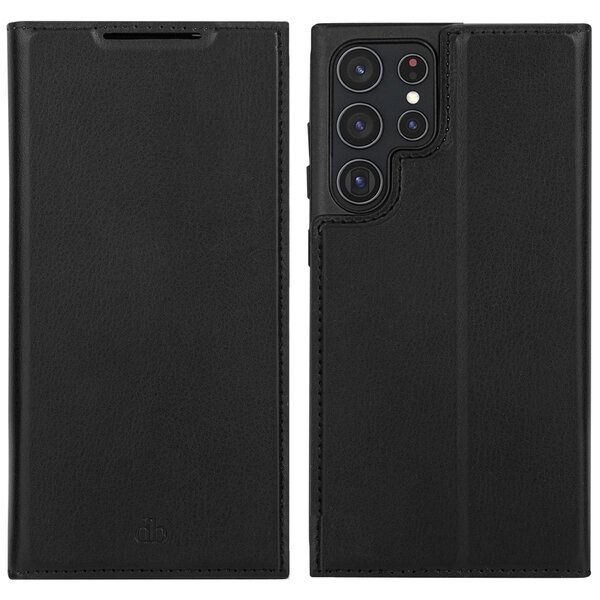 dbramante1928 - Oslo Bookcase voor Samsung Galaxy S22 Ultra - Black