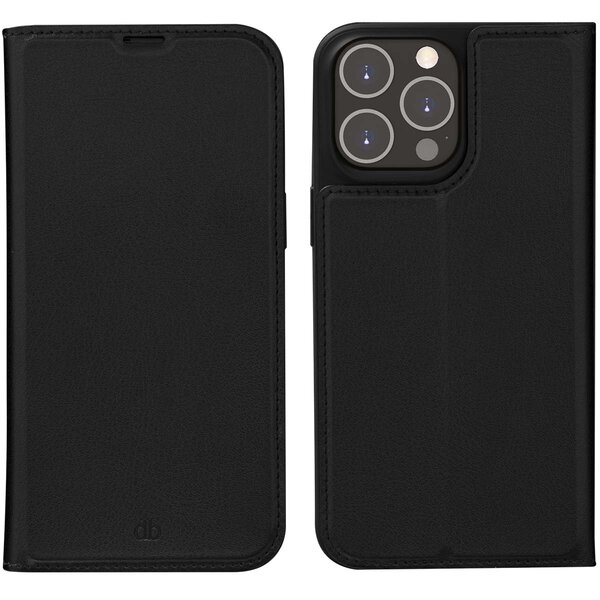 dbramante1928 - Oslo Bookcase voor Apple iPhone 14 Pro Max - Black