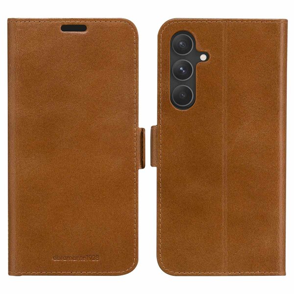 dbramante1928 - Copenhagen Bookcase voor Samsung Galaxy S24 - Tan