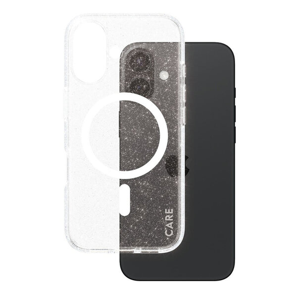 CARE by PanzerGlass - Star Lit Case MagSafe voor Apple iPhone 16 - Star Lit