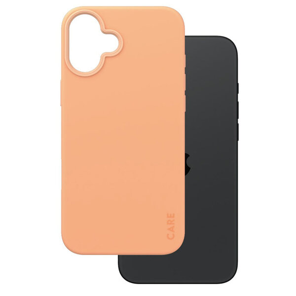 CARE by PanzerGlass - Fashion Backcover MagSafe voor Apple iPhone 16 Plus - Peachy