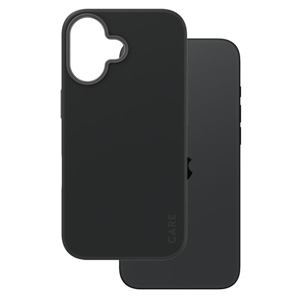 CARE by PanzerGlass - Fashion Backcover MagSafe voor Apple iPhone 16 - Black
