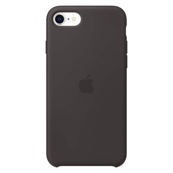 Apple - Silicone Backcover voor Apple iPhone SE (2022 / 2020) - Midnight