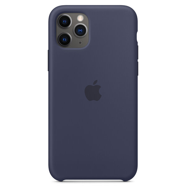 Apple - Silicone Backcover voor Apple iPhone 11 Pro - Midnight Blue