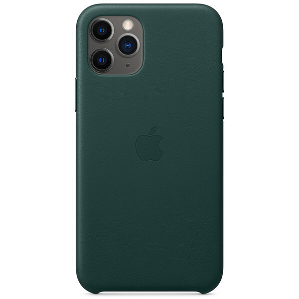 Apple - Leather Backcover voor Apple iPhone 11 Pro - Forest Green