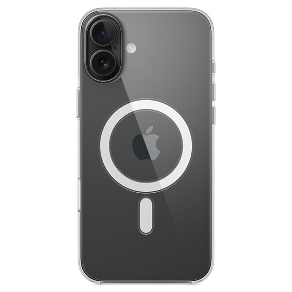 Apple - Clearcase MagSafe voor Apple iPhone 16 Plus - Transparent