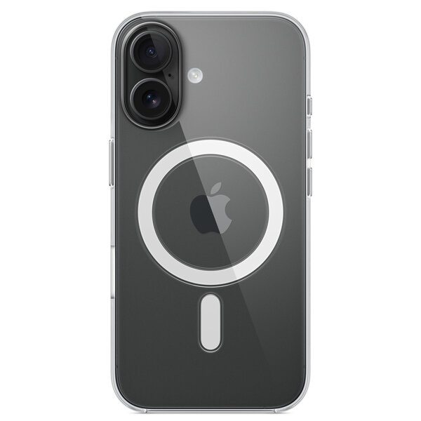 Apple - Clearcase MagSafe voor Apple iPhone 16 - Transparent