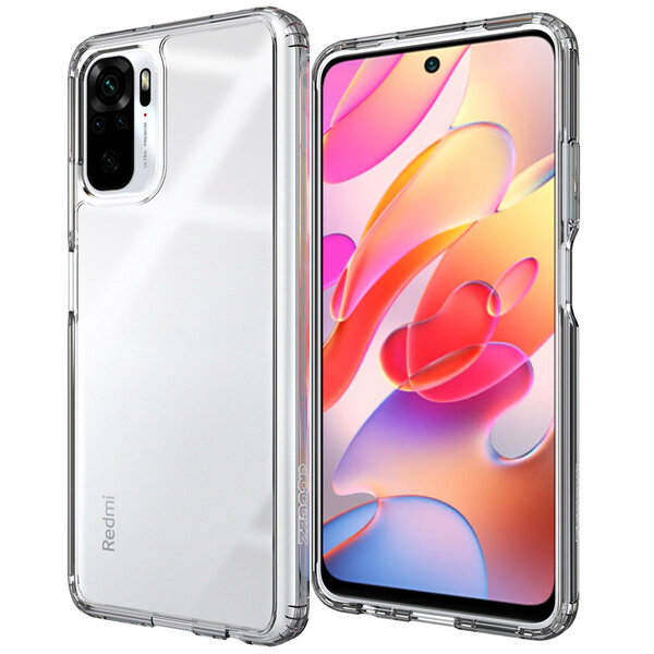 Accezz - Xtreme Impact Backcover voor Xiaomi Redmi Note 10 (4G) / Note 10S - Transparent