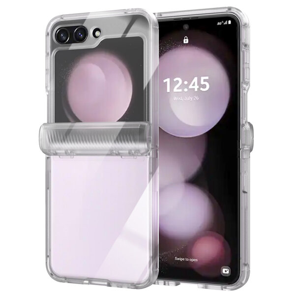 Accezz - Xtreme Impact Backcover voor Samsung Galaxy Z Flip 5 - Transparent