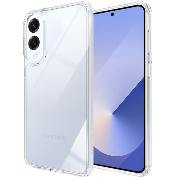 Accezz - Xtreme Impact Backcover voor Samsung Galaxy S25 Edge - Transparent