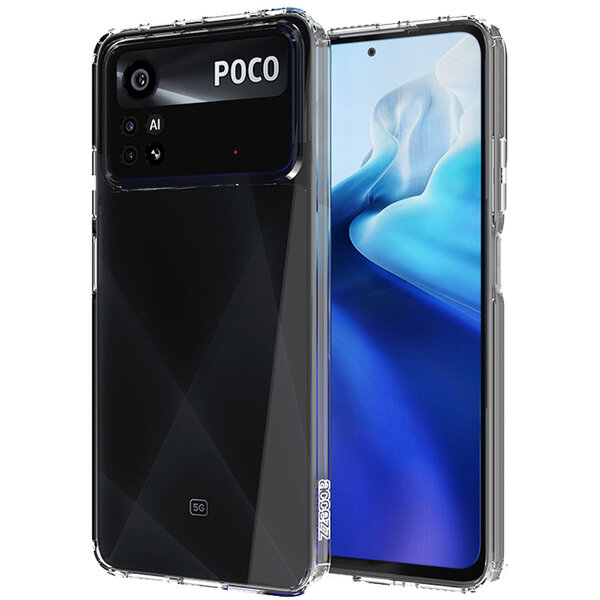 Accezz - Xtreme Impact Backcover voor POCO X4 Pro 5G - Transparent