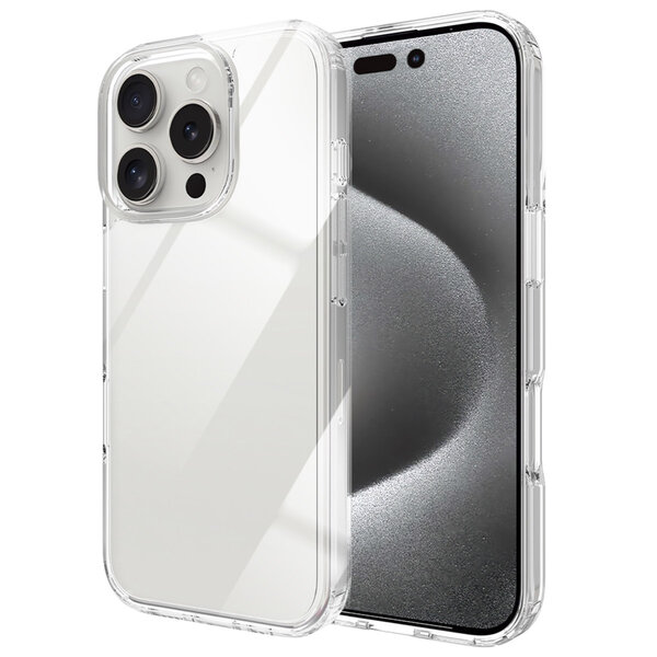 Accezz - Xtreme Impact Backcover voor Apple iPhone 16 Pro - Transparent