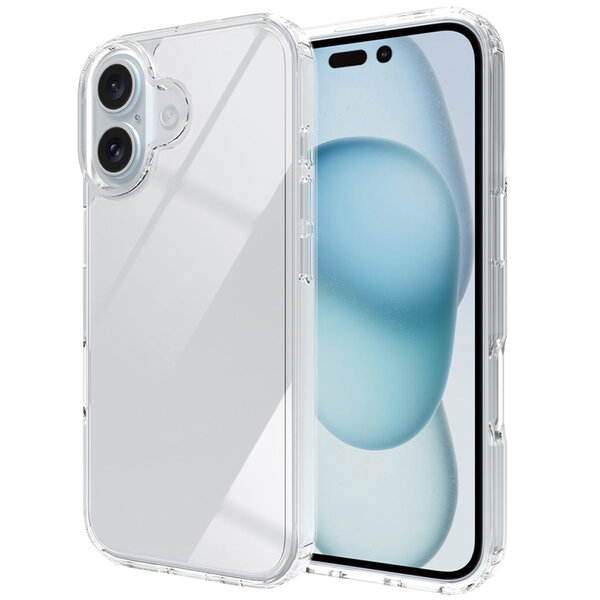 Accezz - Xtreme Impact Backcover voor Apple iPhone 16 - Transparent
