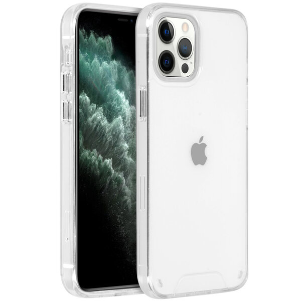 Accezz - Xtreme Impact Backcover voor Apple iPhone 12 Pro Max - Transparent