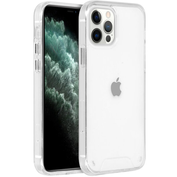 Accezz - Xtreme Impact Backcover voor Apple iPhone 12 (Pro) - Transparent