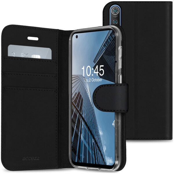 Accezz - Wallet Softcase Bookcase voor Xiaomi Mi 10 (Pro) - Black