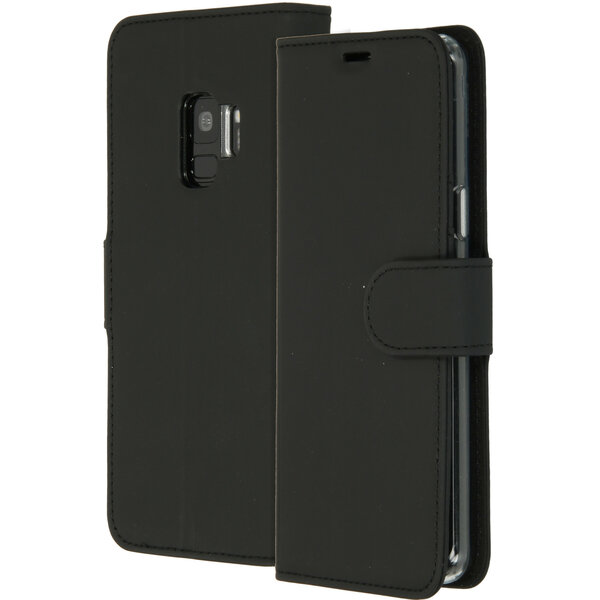 Accezz - Wallet Softcase Bookcase voor Samsung Galaxy S9 - Black