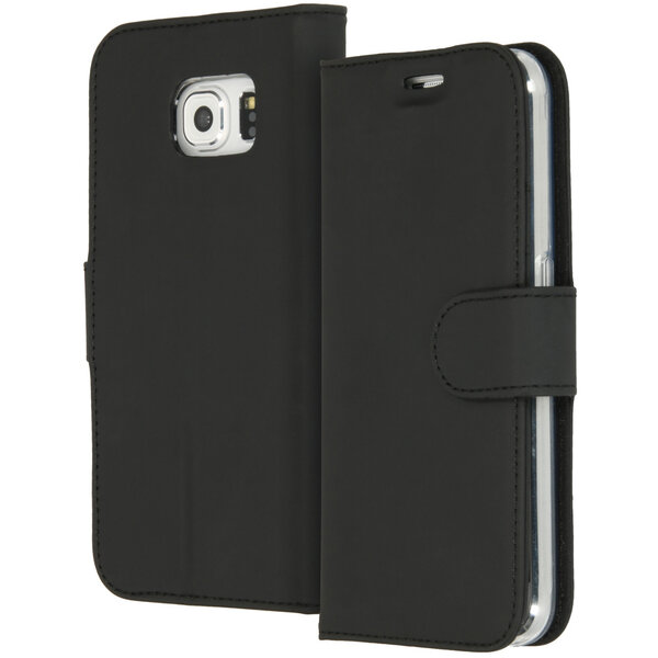 Accezz - Wallet Softcase Bookcase voor Samsung Galaxy S6 - Black