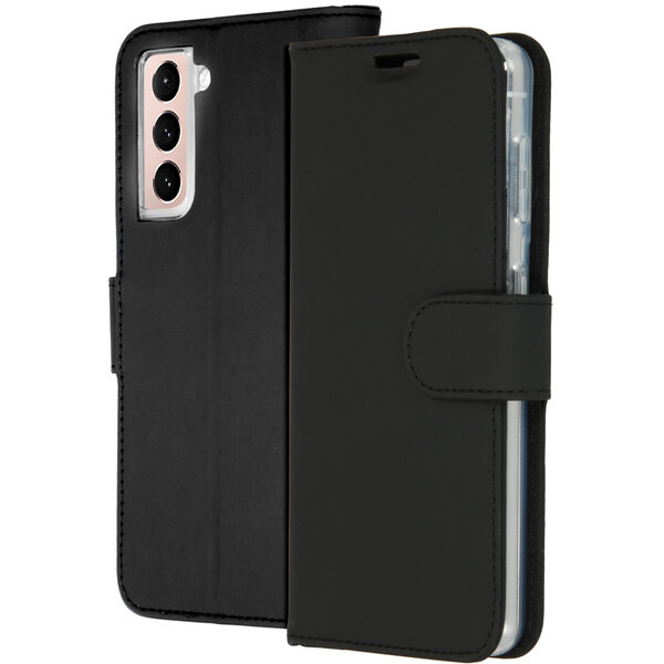 Accezz - Wallet Softcase Bookcase voor Samsung Galaxy S21 Plus - Black