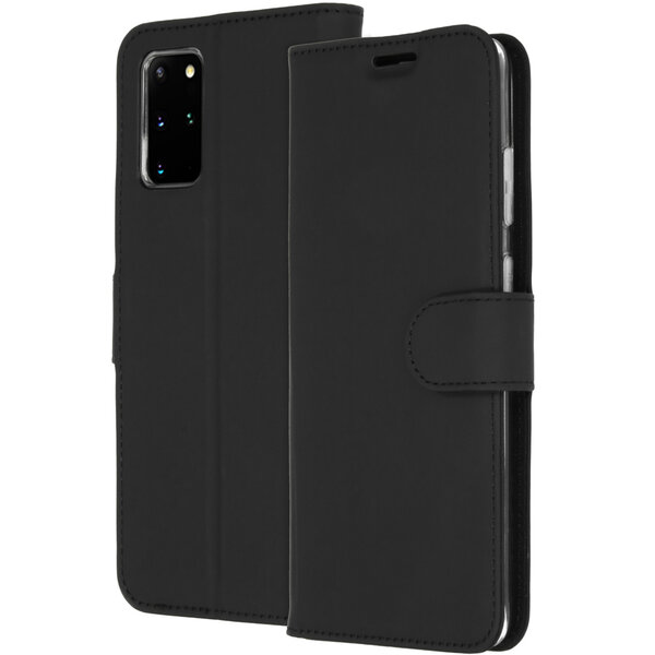 Accezz - Wallet Softcase Bookcase voor Samsung Galaxy S20 Plus - Black