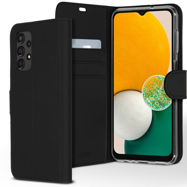 Accezz - Wallet Softcase Bookcase voor Samsung Galaxy A13 (4G) - Black
