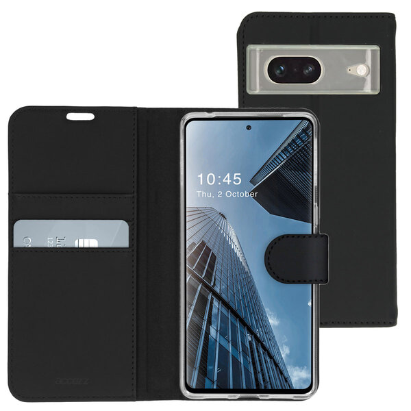 Accezz - Wallet Softcase Bookcase voor Google Pixel 7 Pro - Black
