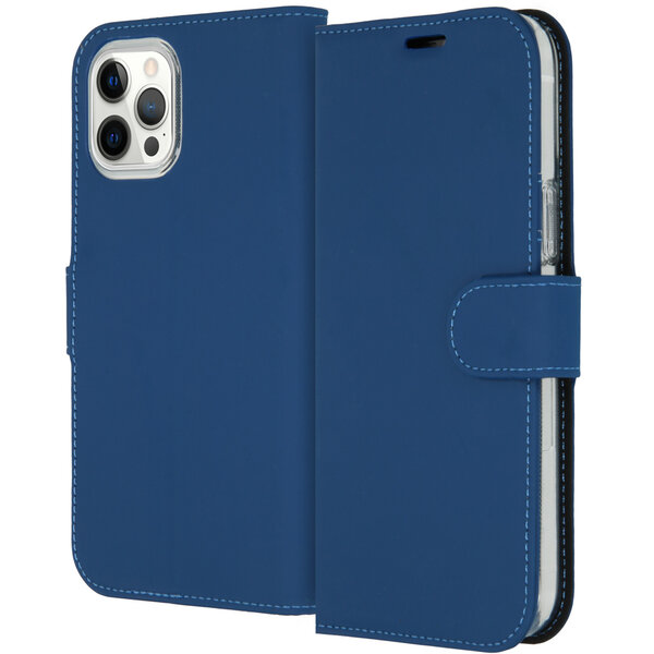 Accezz - Wallet Softcase Bookcase voor Apple iPhone 12 Pro Max - Blue