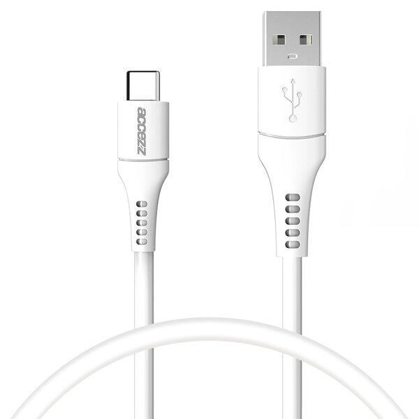 Accezz - USB-C vers USB c&acirc;ble - 0,2 m - White